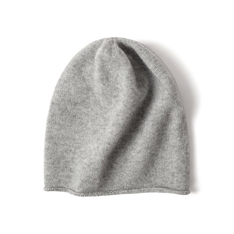 100% Cashmere Beanie Hat Warm Cashmere Ski Cap For Winter