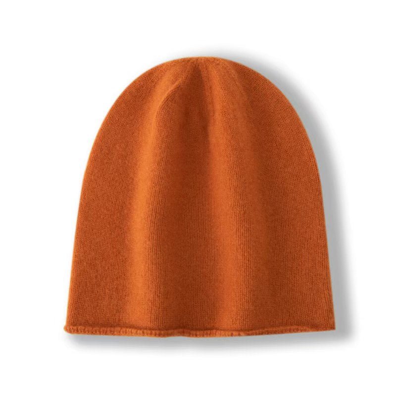 100% Cashmere Beanie Hat Warm Cashmere Ski Cap For Winter