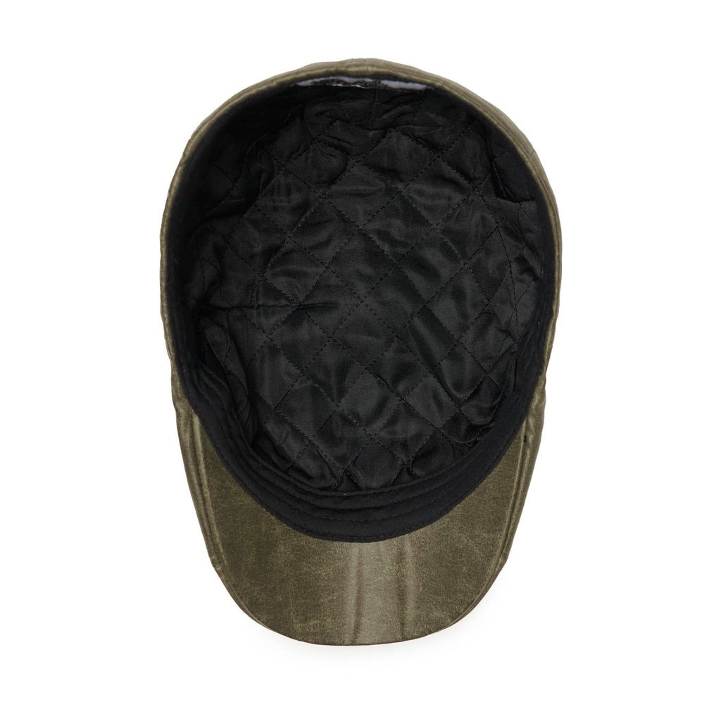 The Scrapyard Boston Scally Cap - Army Green