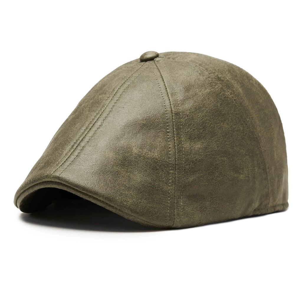 The Scrapyard Boston Scally Cap - Army Green