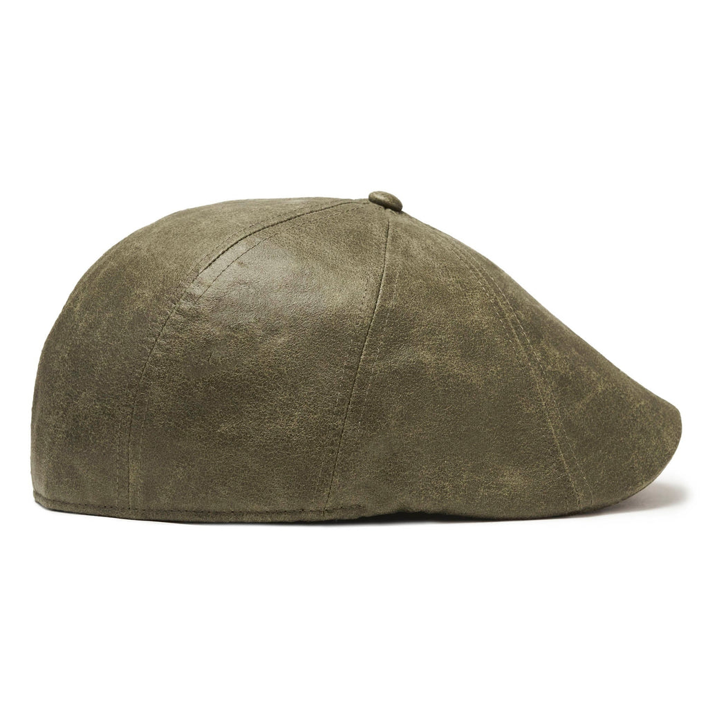 The Scrapyard Boston Scally Cap - Army Green