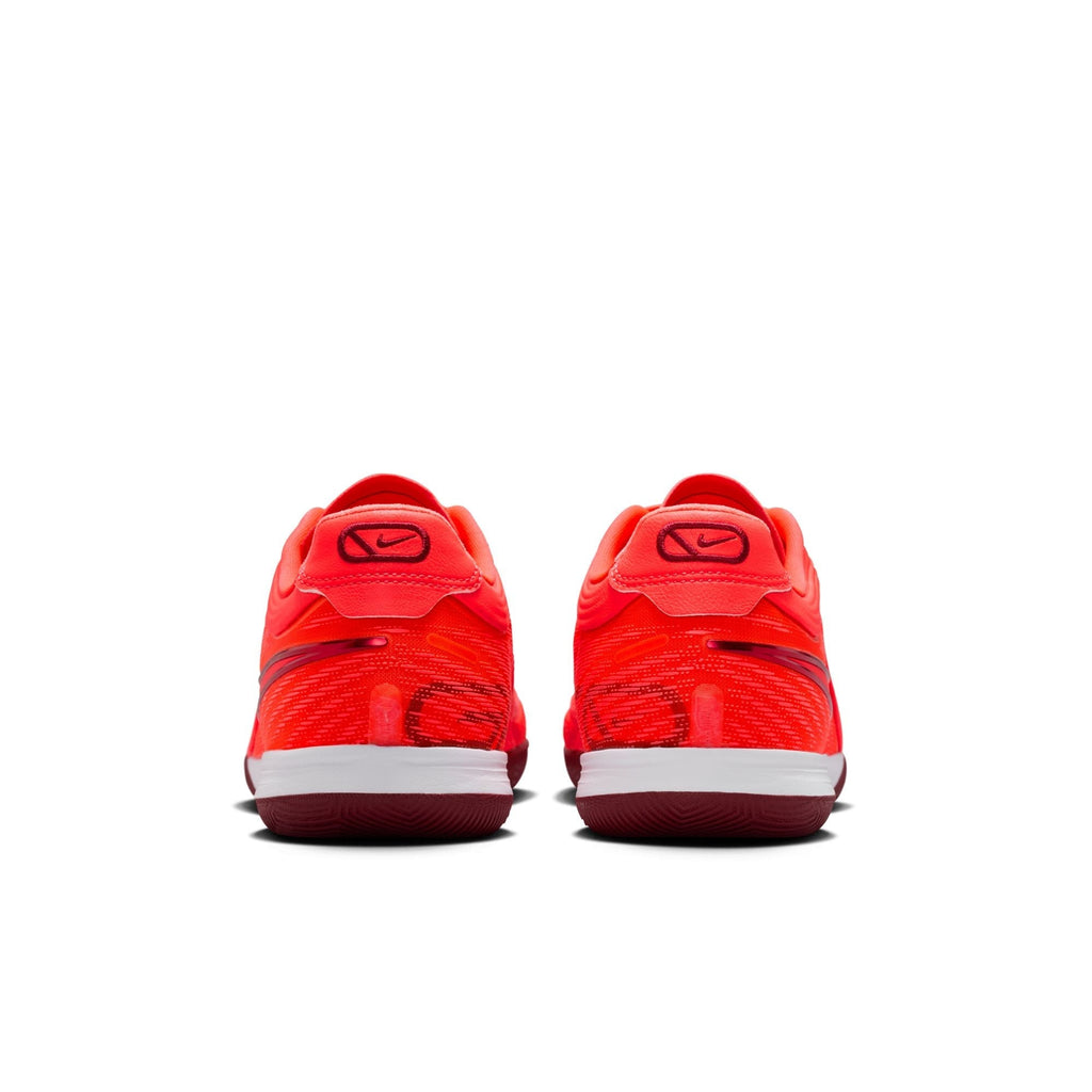 Nike Tiempo Reactgato IN Indoor/Court Low-Top Soccer Shoes -Bright Crimson/Team Red