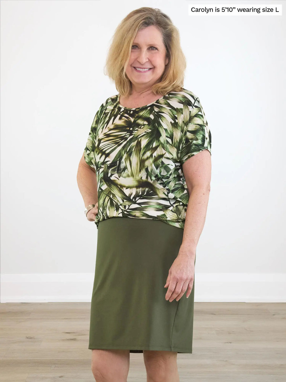 Adisa reversible neckline slouchy dolman top - FINAL SALE