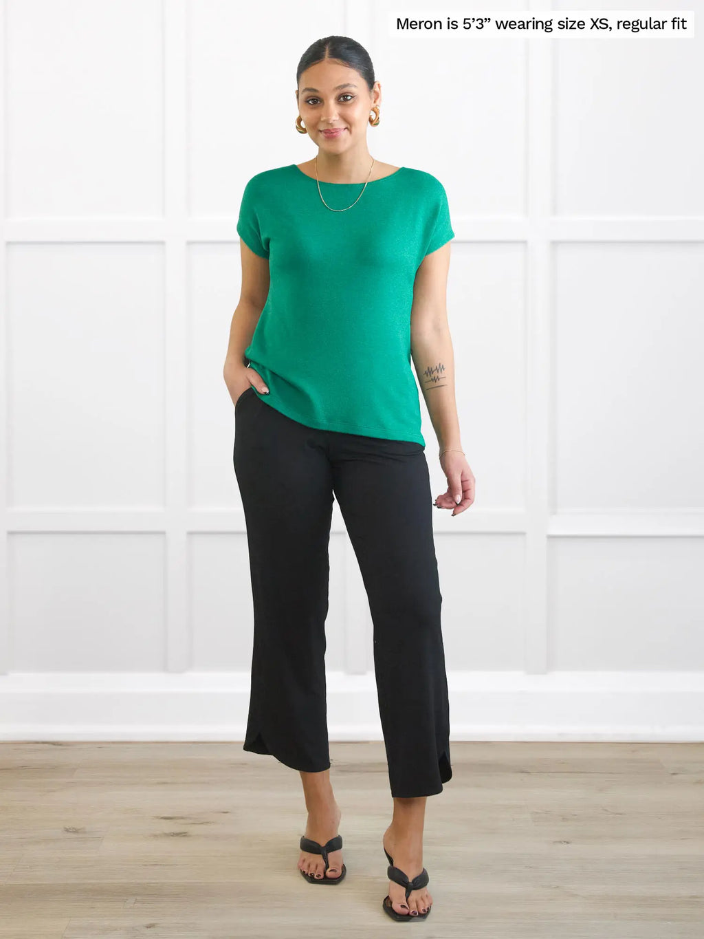 Akira tulip hem capri pant - FINAL SALE