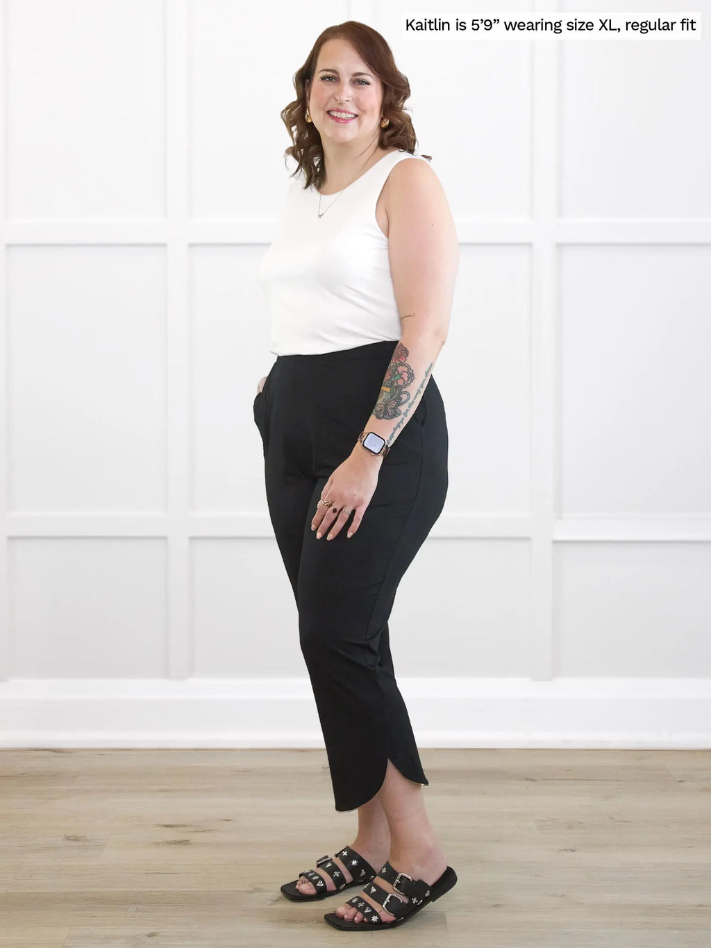 Akira tulip hem capri pant - FINAL SALE