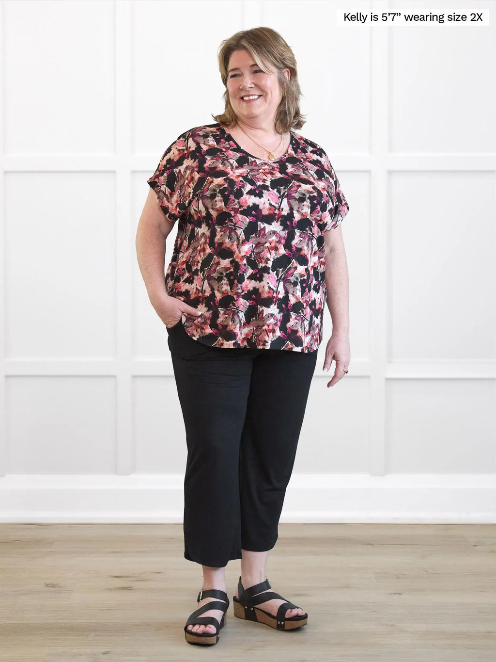 Akira tulip hem capri pant - FINAL SALE | PLUS