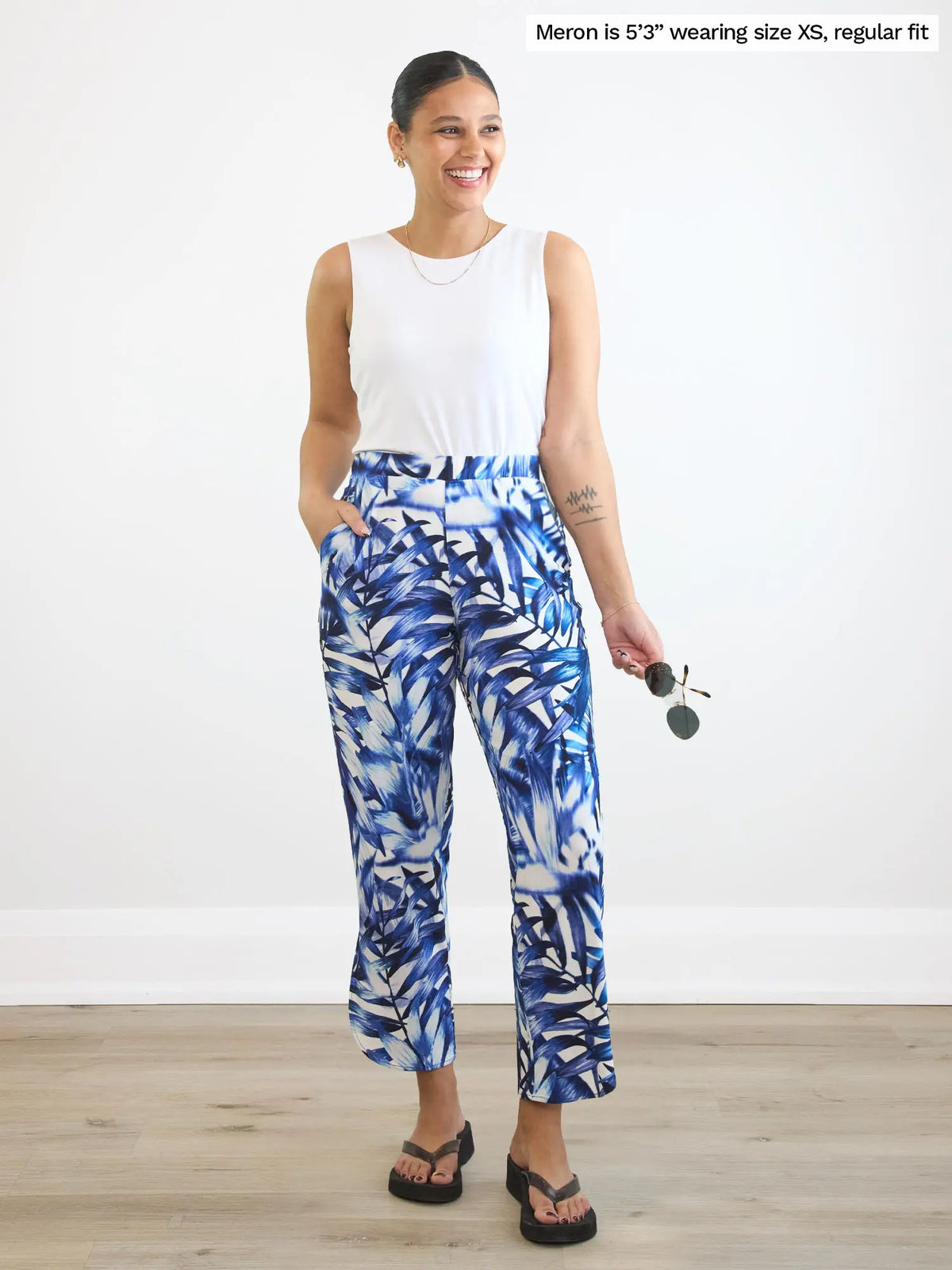 Akira tulip hem capri pant - FINAL SALE