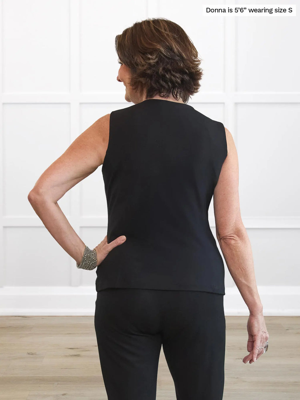 Alba tailored stretchy vest