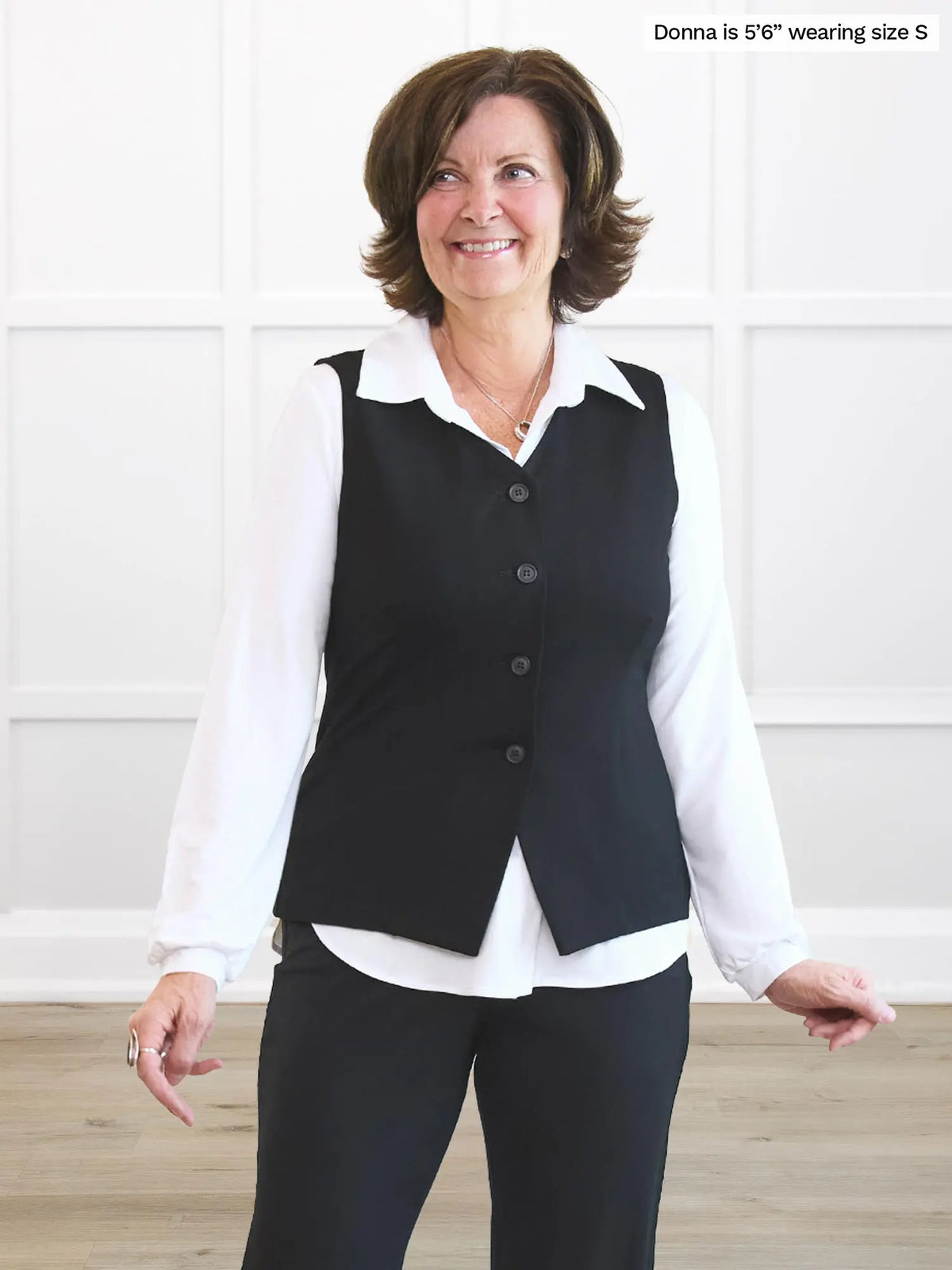Alba tailored stretchy vest