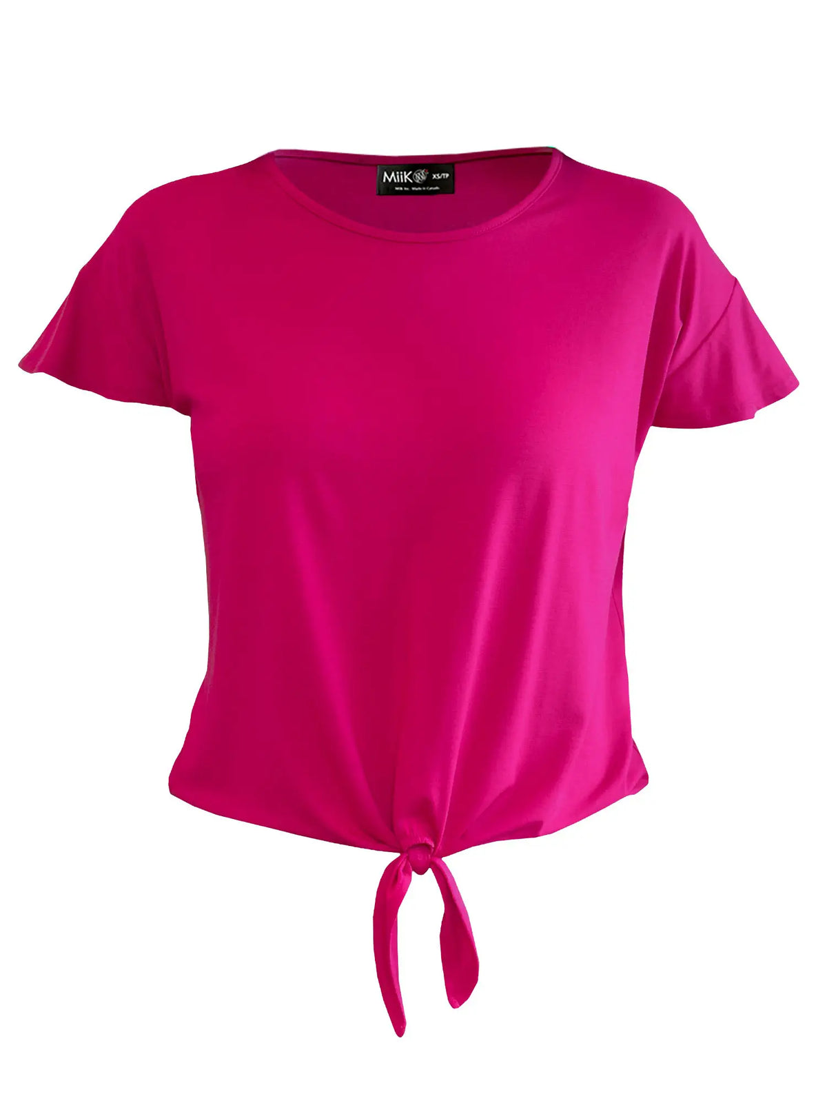 Allegra flutter sleeve knot top