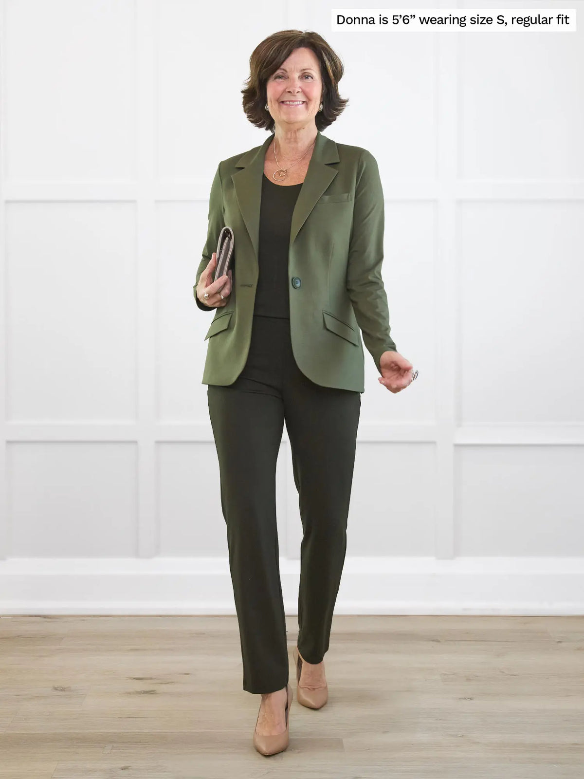 Asia mid-rise slim pant | LONG