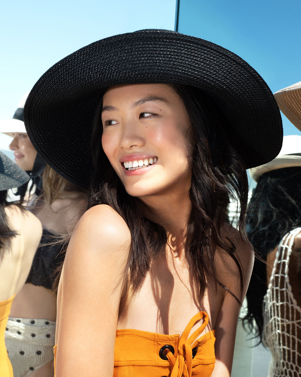 Hampton Straw Packable Hat