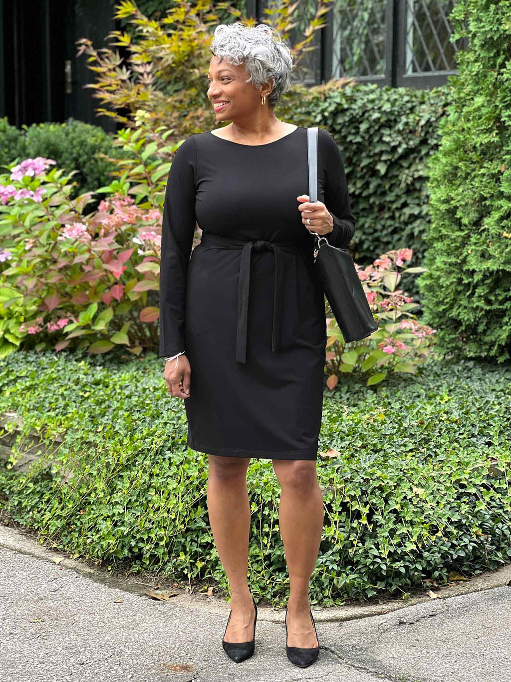 Blair bamboo tie waist belt