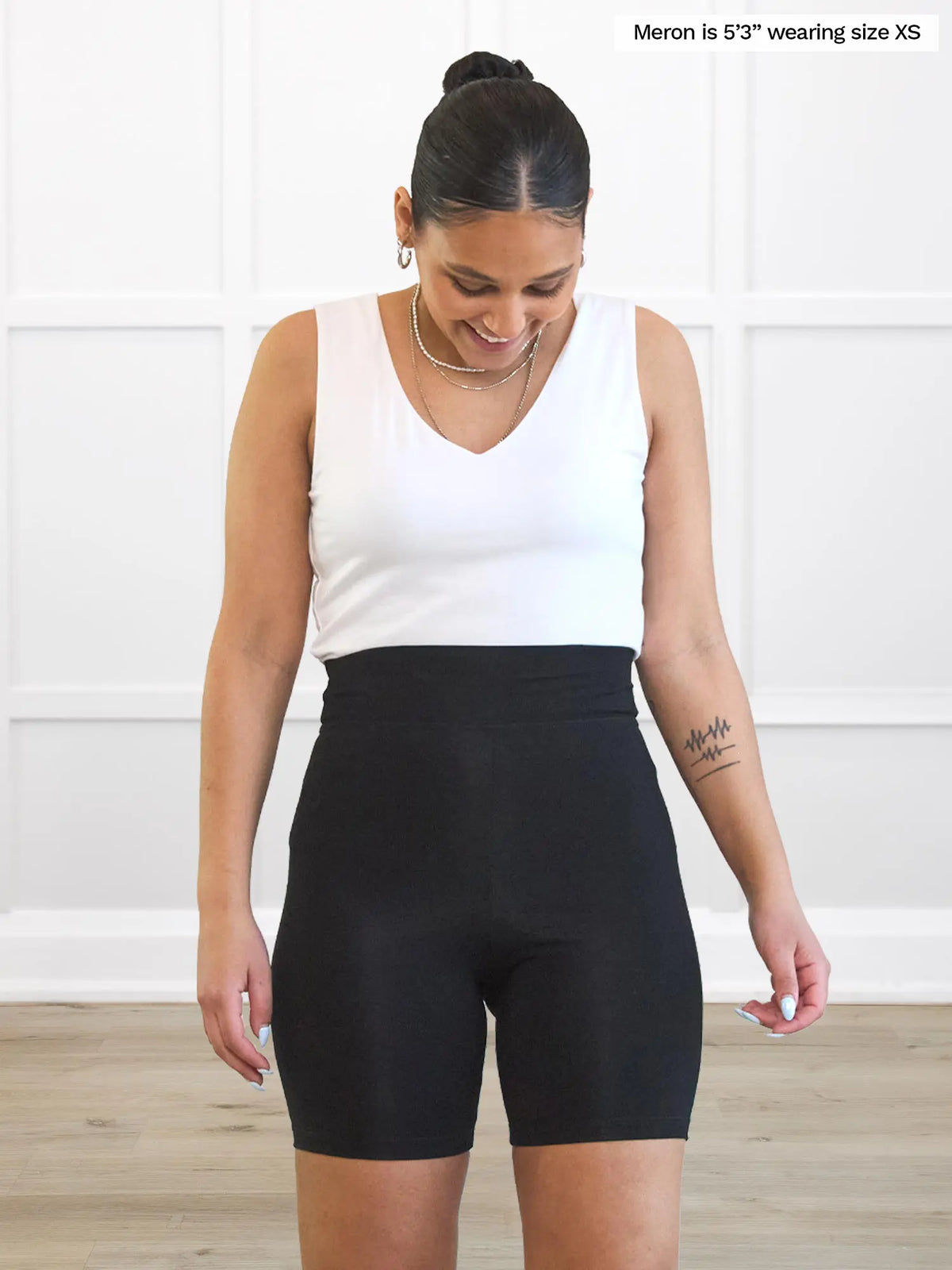 Chalha high waisted legging short