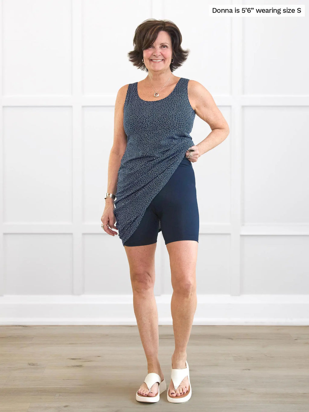 Chalha high waisted legging short
