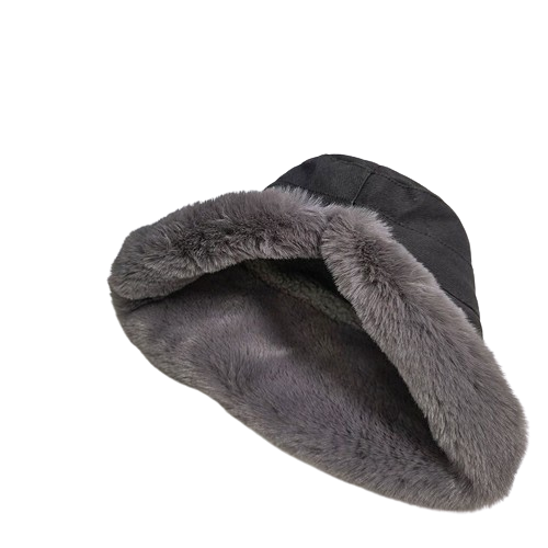 Pandaize All-Season Fleece-Lined Sheepskin Wide Brim Hat – Cozy, Versatile, Stylish