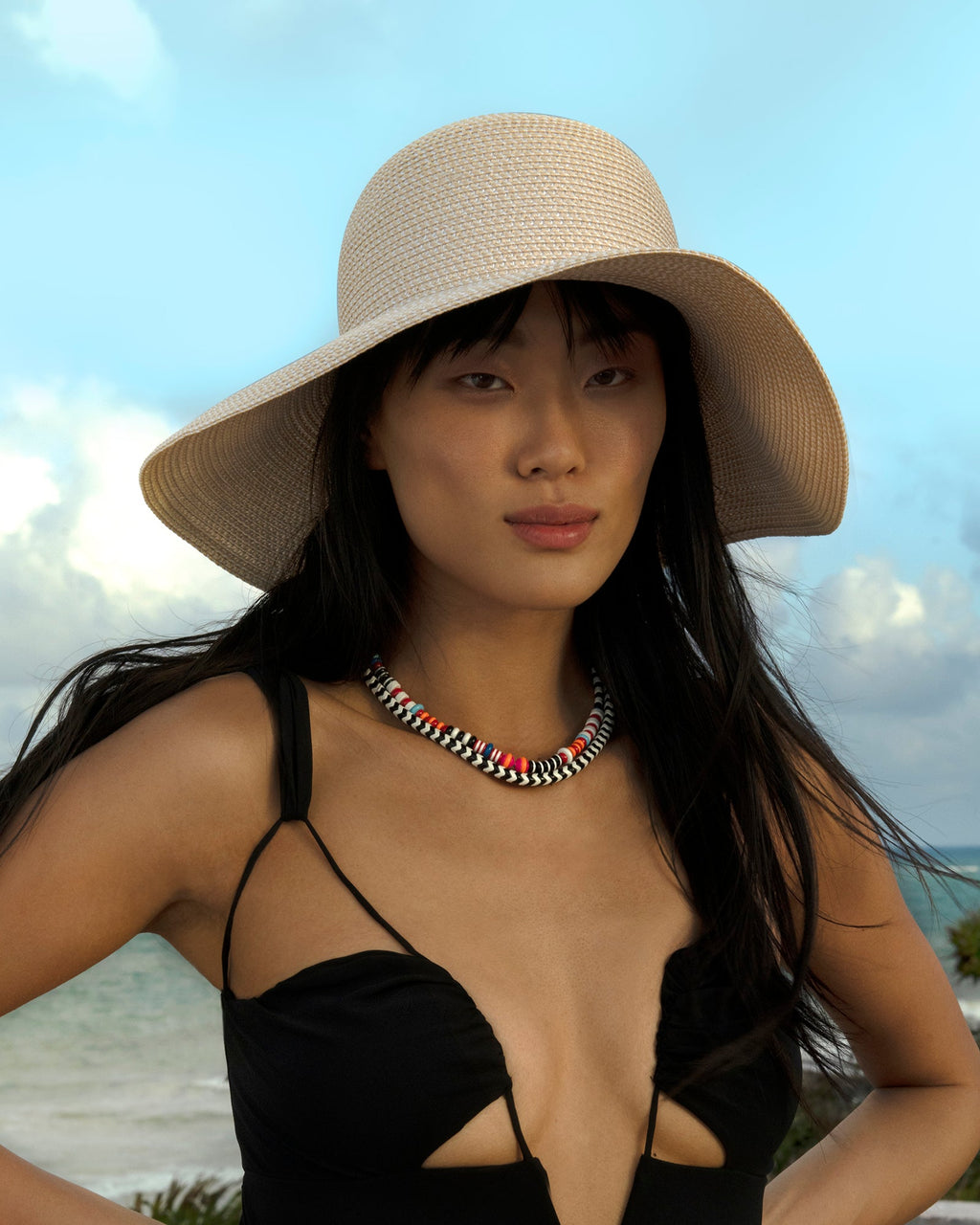 Hampton Straw Packable Hat