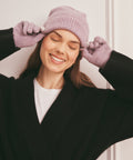 Signature Cashmere Ribbed Beanie