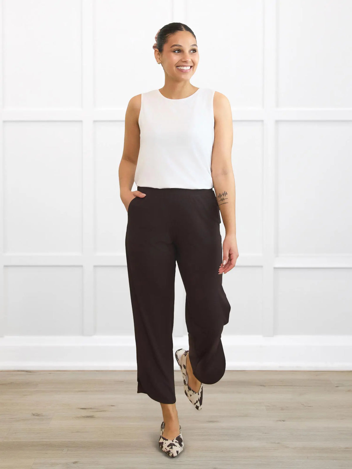 Akira tulip hem capri pant - FINAL SALE