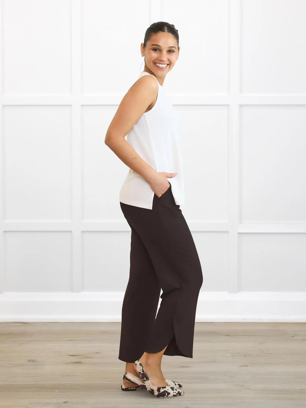 Akira tulip hem capri pant - FINAL SALE