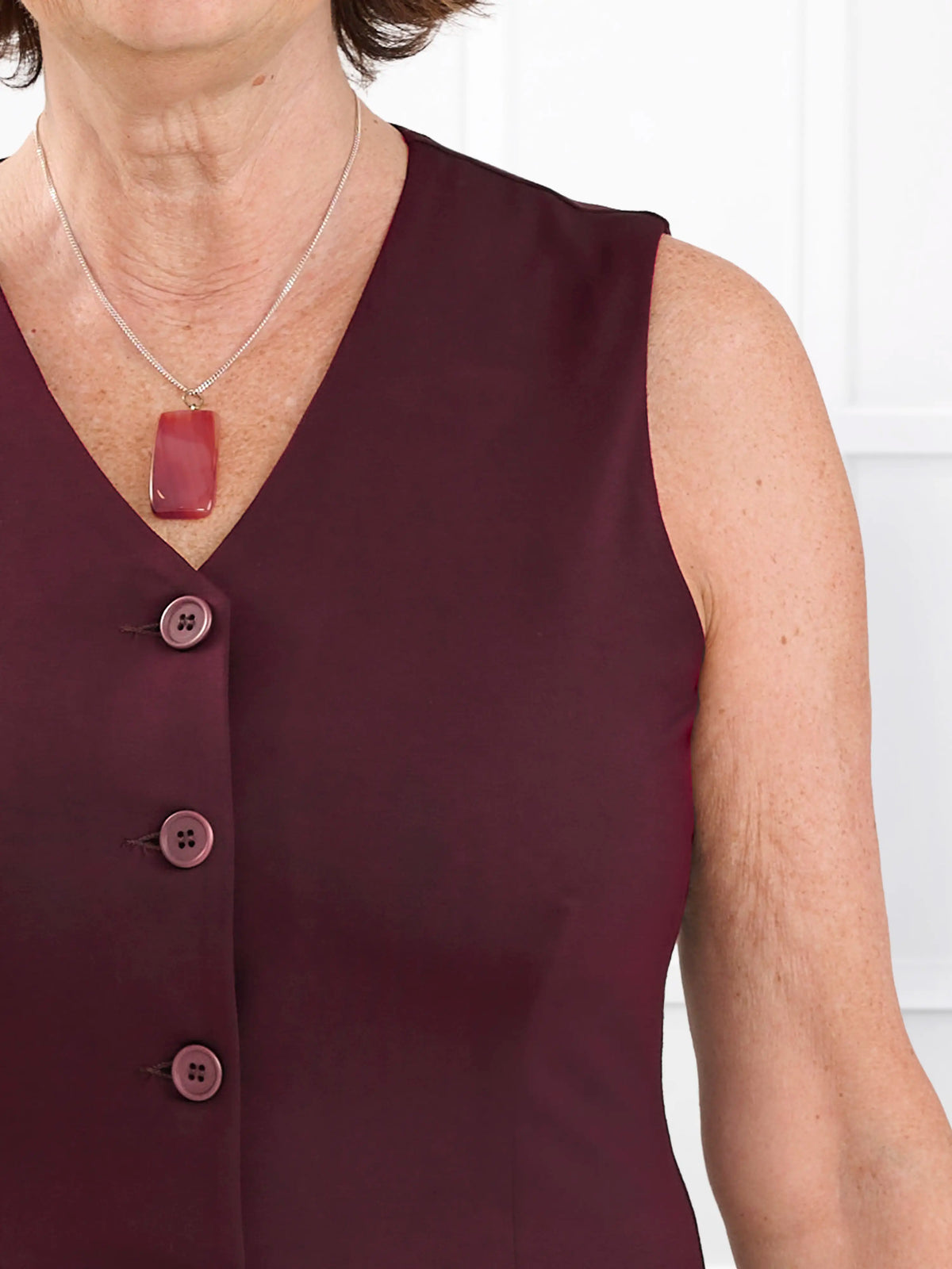 Alba tailored stretchy vest