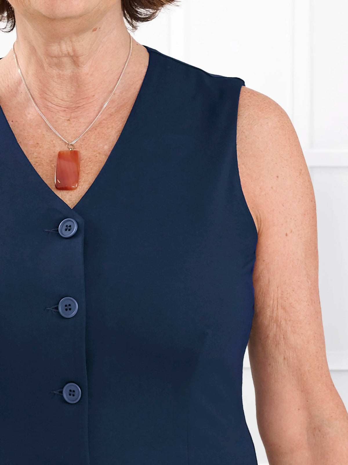 Alba tailored stretchy vest