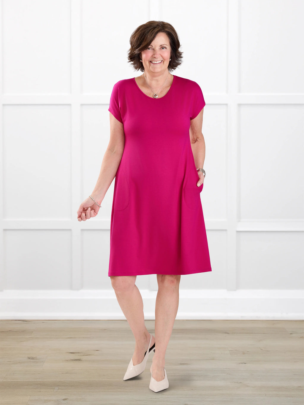 Aleeza t-shirt dress with pockets