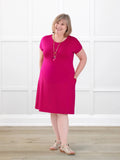 Aleeza t-shirt dress with pockets
