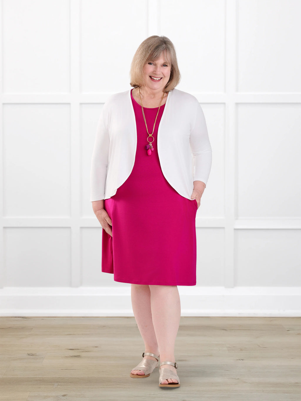 Aleeza t-shirt dress with pockets