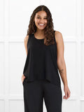 Anjuli flowy scoop neck tank