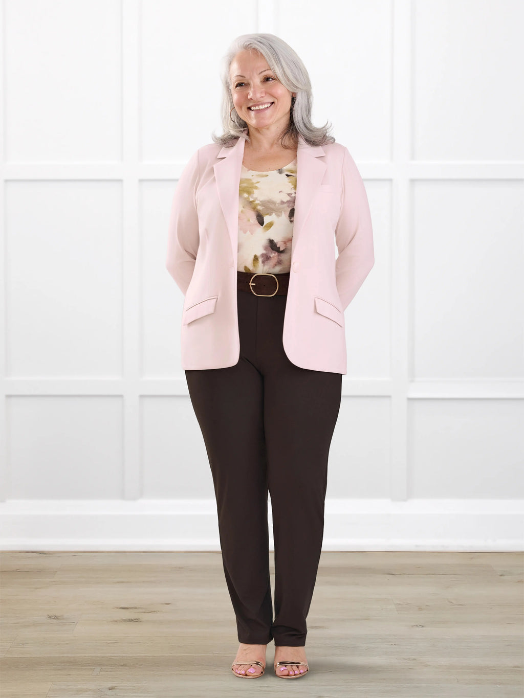 Asia mid-rise slim pant | LONG