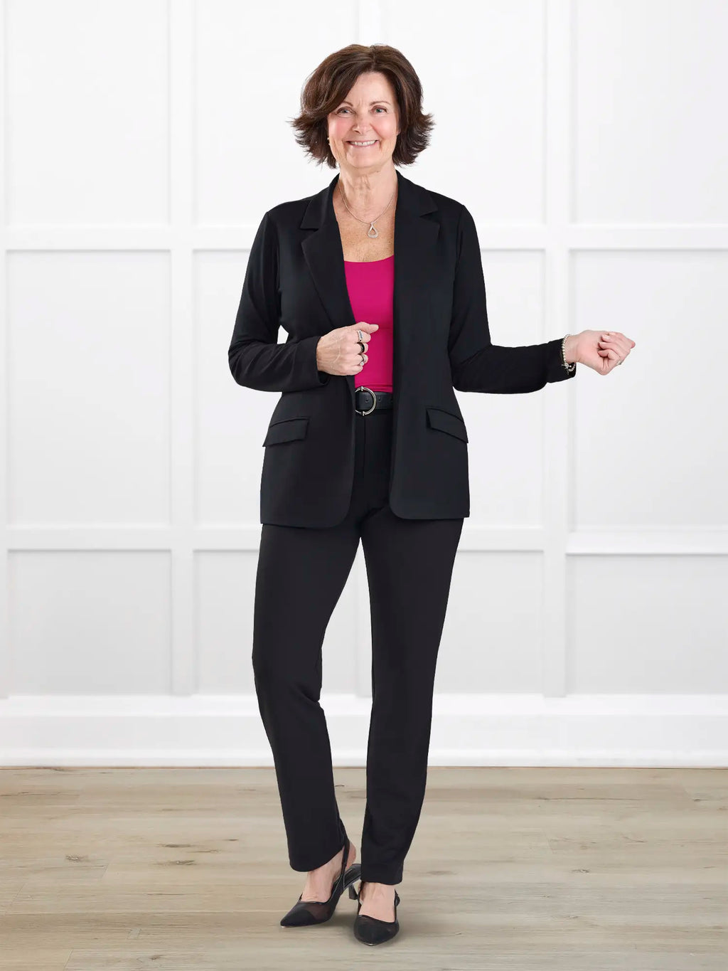 Asia mid-rise slim pant | LONG
