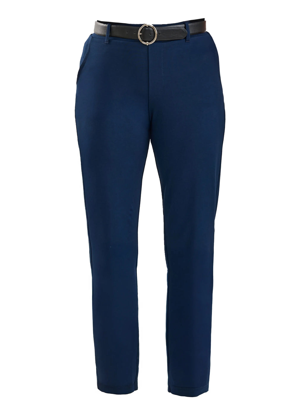 Asia mid-rise slim pant