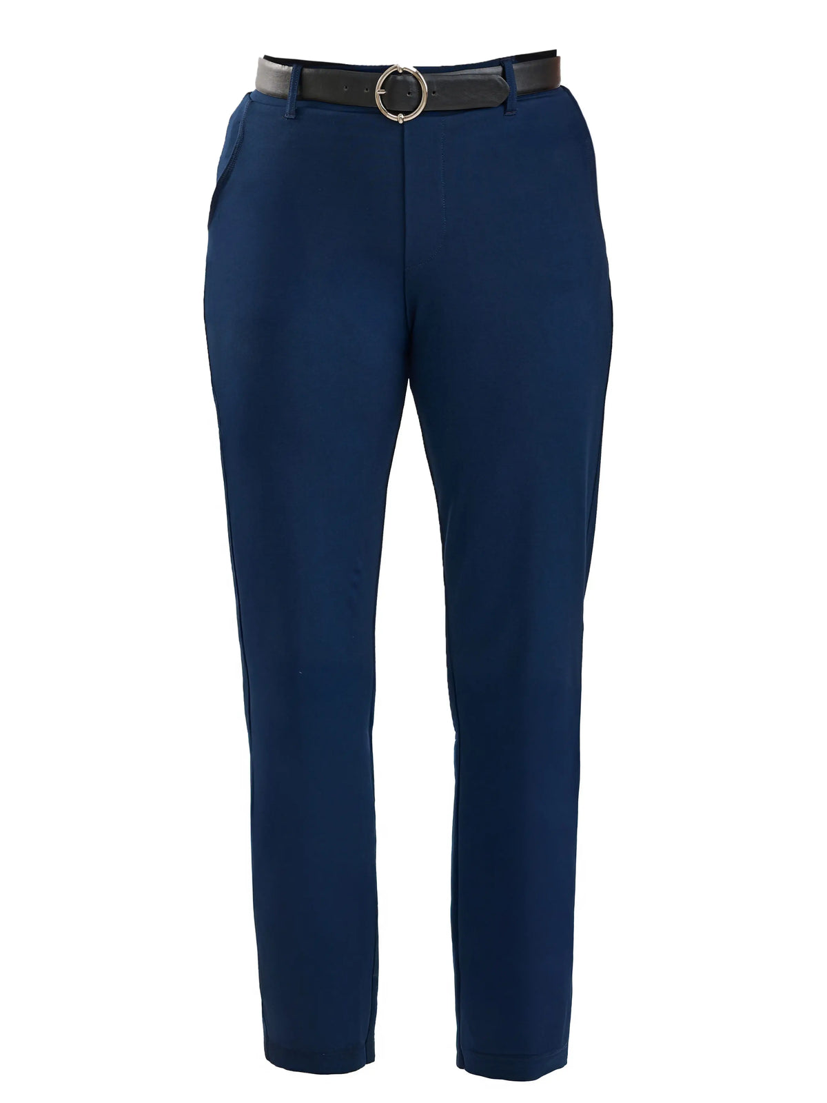 Asia mid-rise slim pant