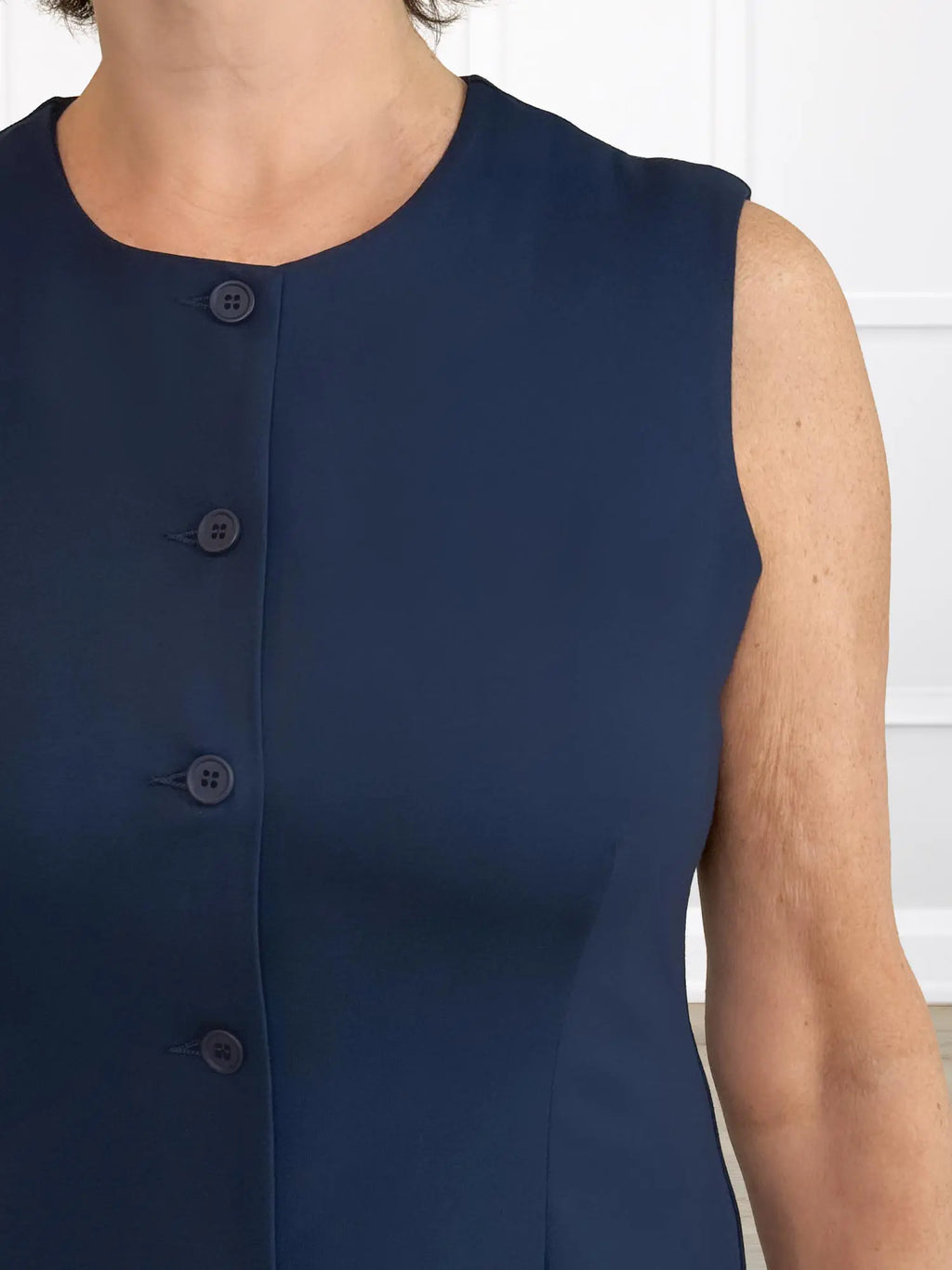 Bibi high neck tailored vest - FINAL SALE