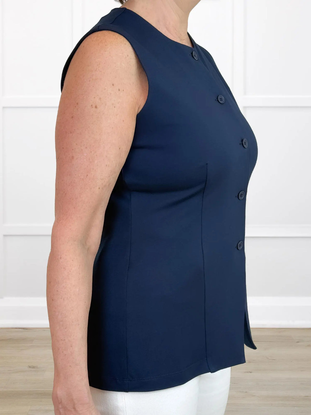 Bibi high neck tailored vest - FINAL SALE
