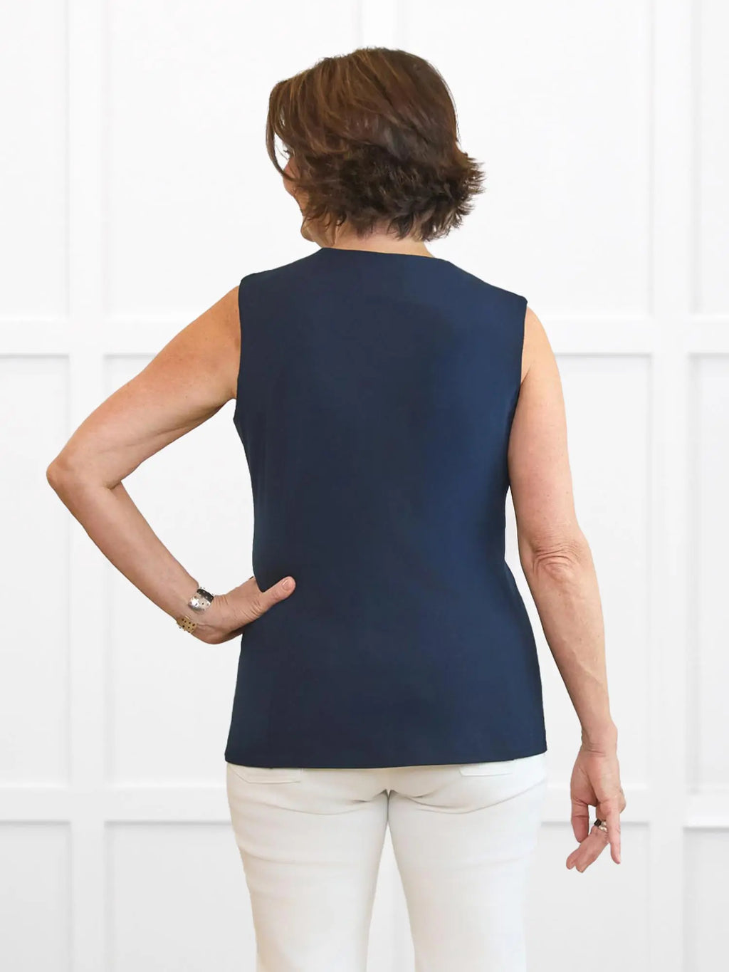 Bibi high neck tailored vest - FINAL SALE