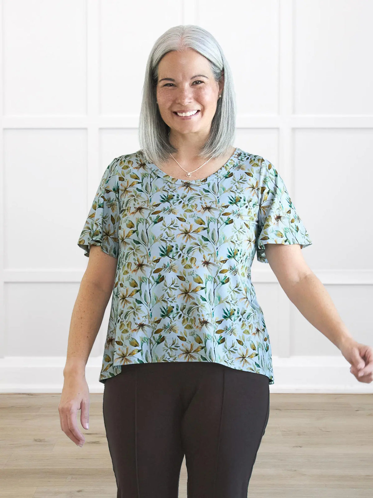 Brielle flutter sleeve top - FINAL SALE | PLUS