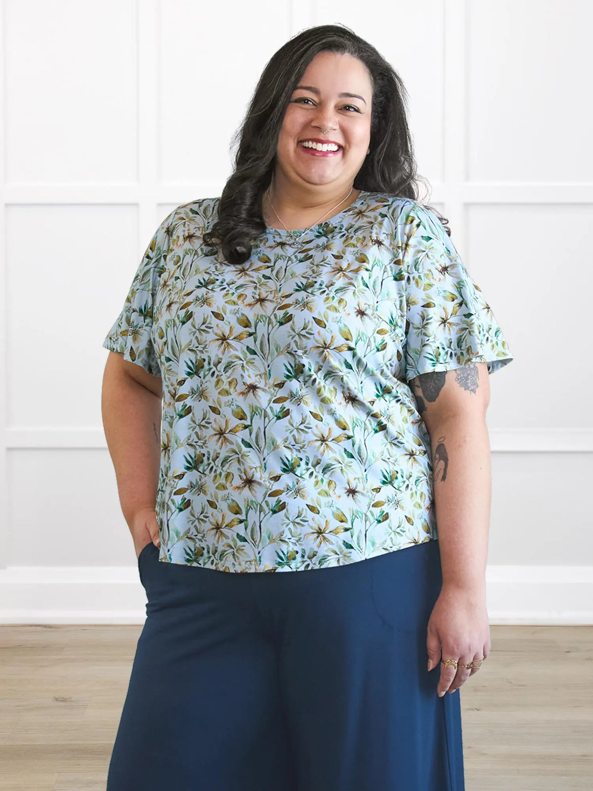Brielle flutter sleeve top - FINAL SALE | PLUS