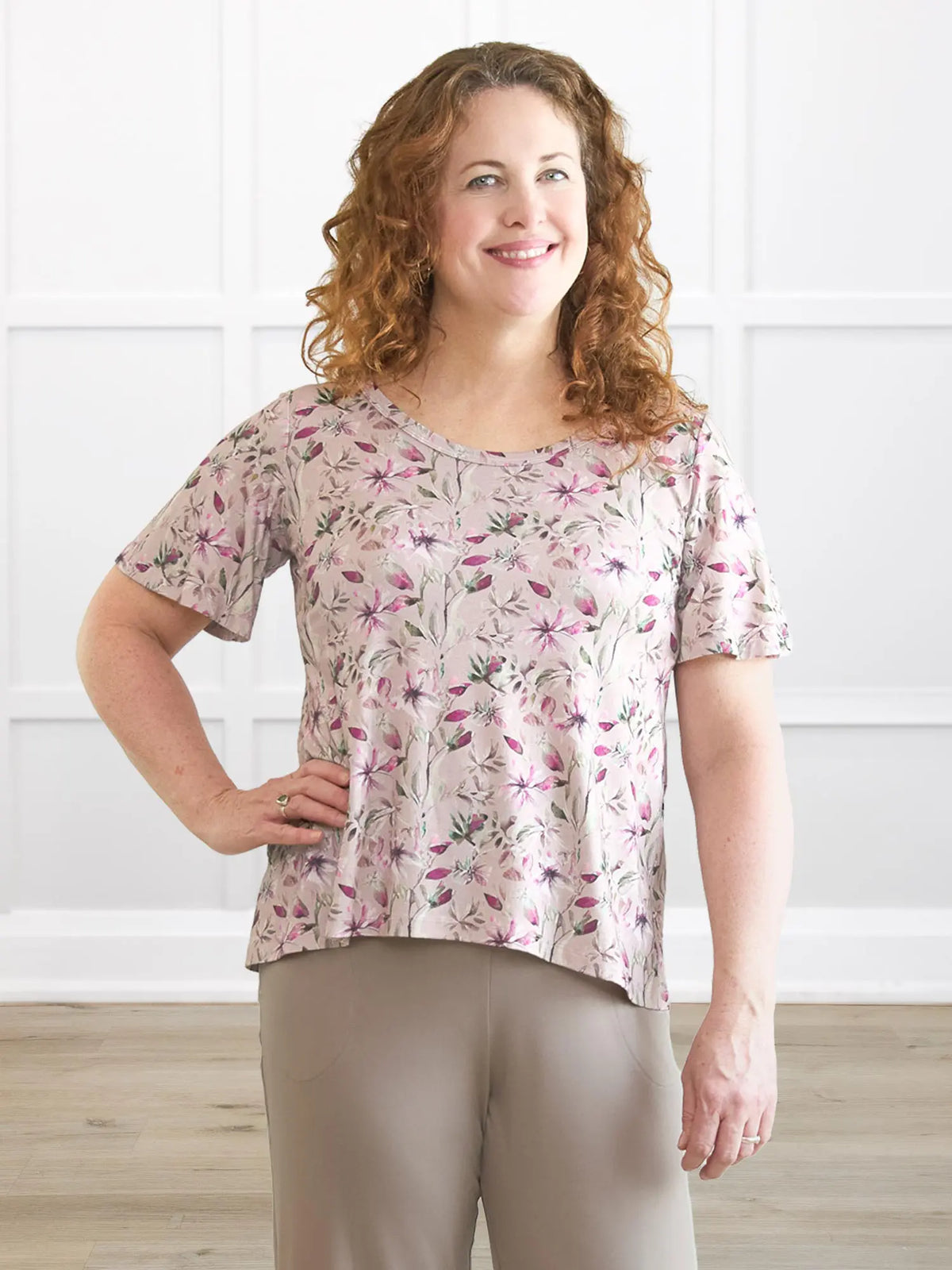 Brielle flutter sleeve top - FINAL SALE | PLUS