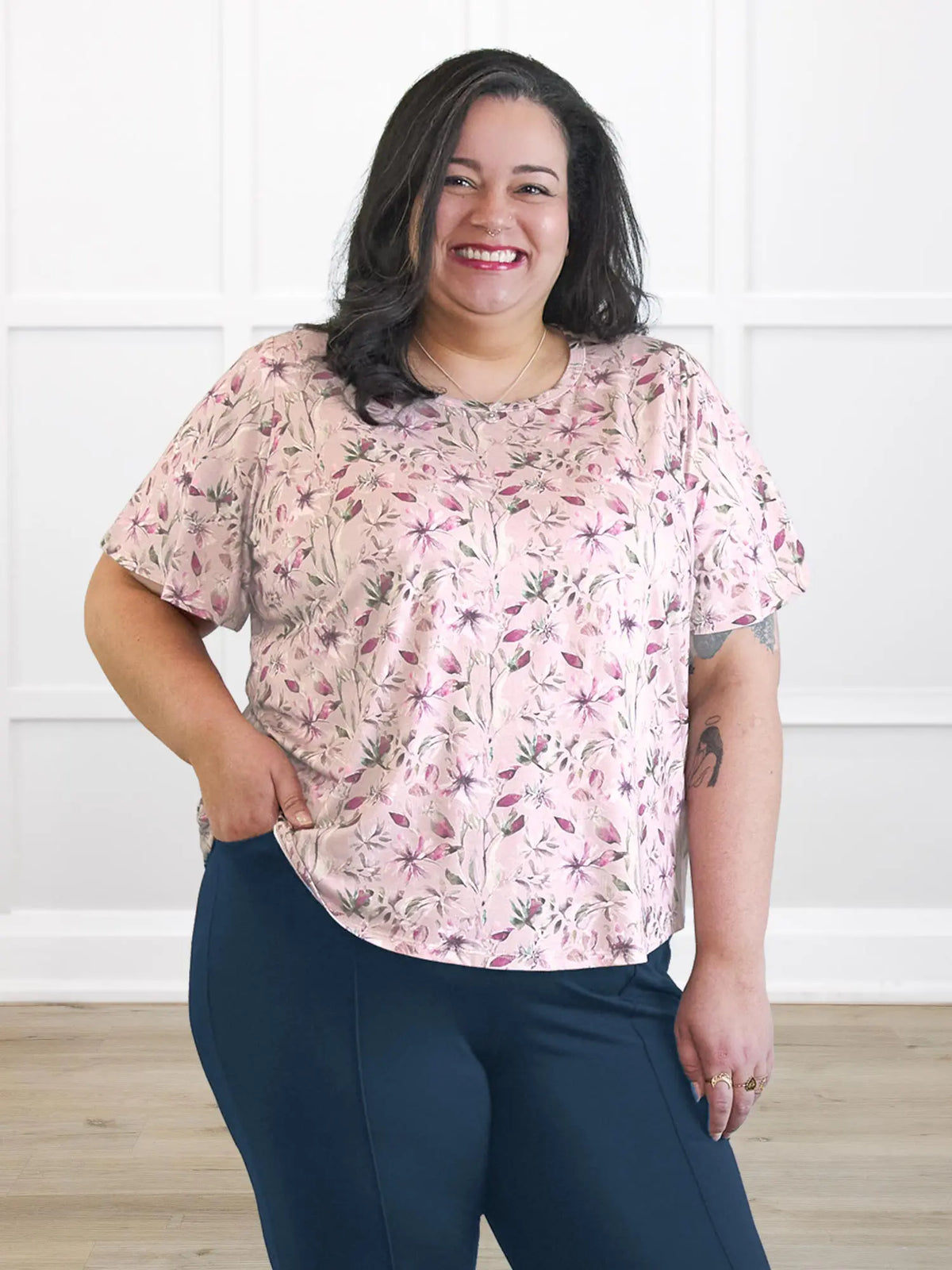 Brielle flutter sleeve top - FINAL SALE | PLUS