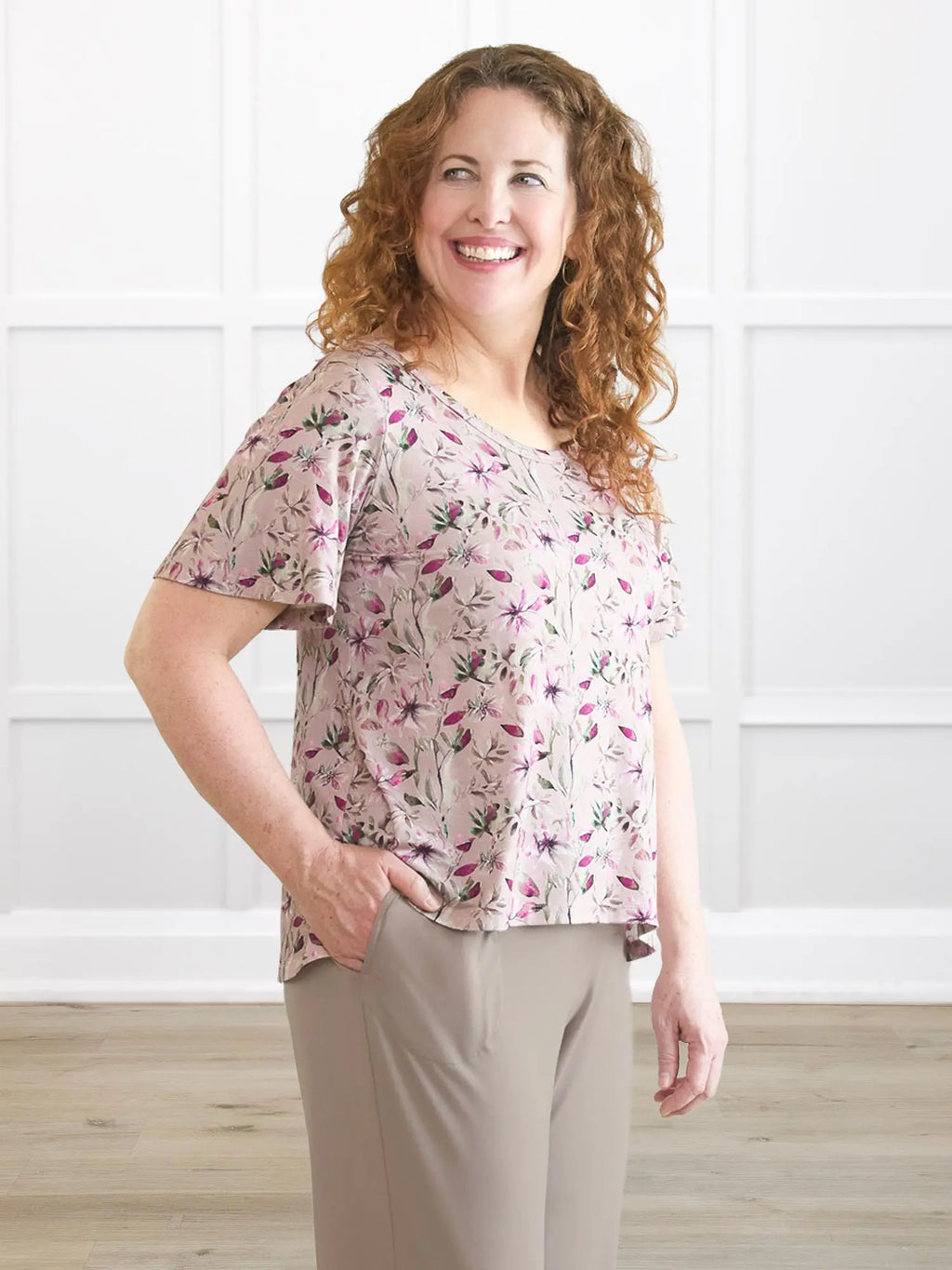 Brielle flutter sleeve top - FINAL SALE | PLUS