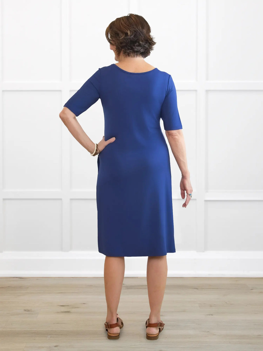 Charlotte half sleeve pocket dress